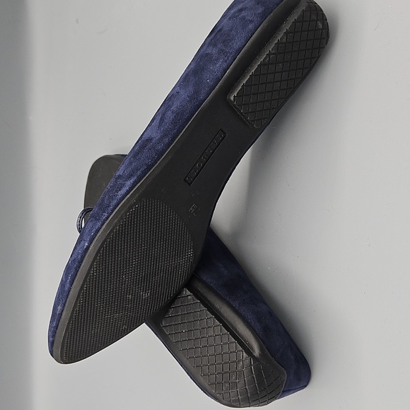 Talbots Blue Suede Driving Flat Size 7 - Picture 5 of 7